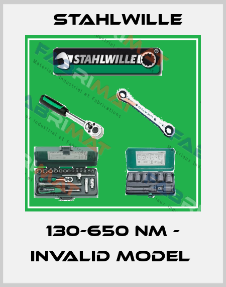 130-650 NM - invalid model  Stahlwille