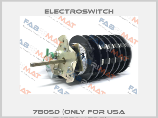 7805D (Only for USA customers) Electroswitch