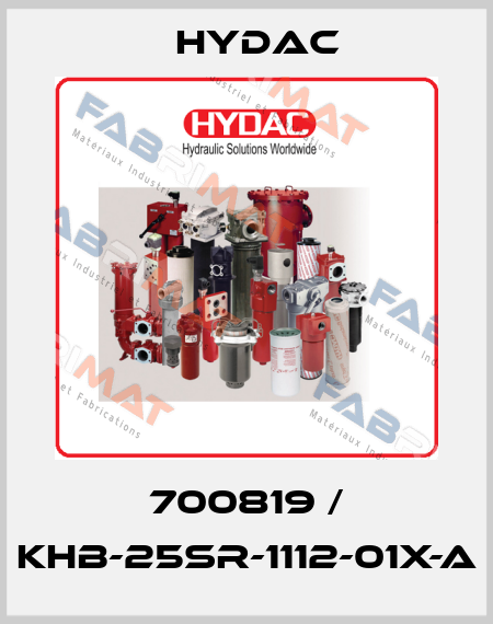700819 / KHB-25SR-1112-01X-A Hydac