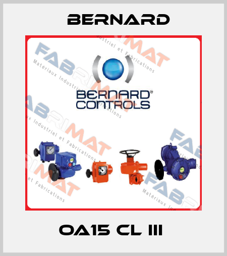 OA15 CL III  Bernard
