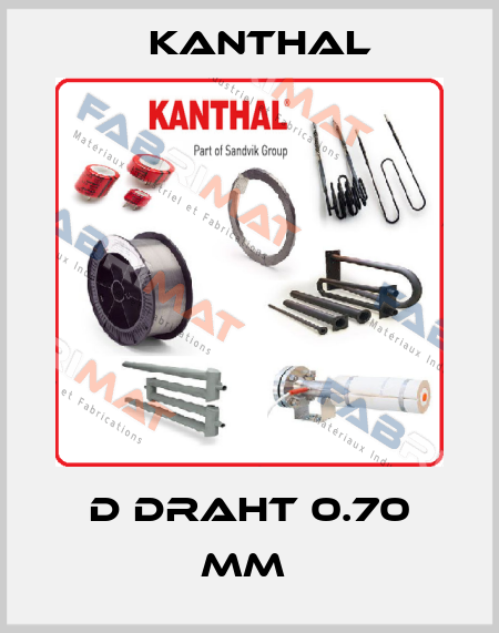 D Draht 0.70 mm  Kanthal