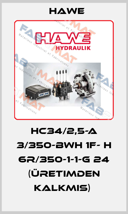 HC34/2,5-A 3/350-BWH 1F- H 6R/350-1-1-G 24 (üretimden kalkmis)  Hawe