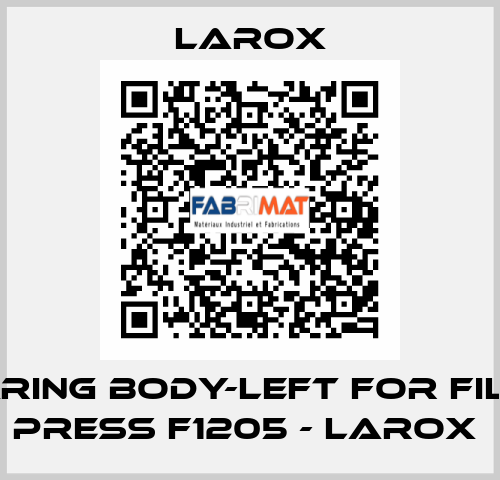 bearing body-LEFT for Filter press F1205 - Larox  Larox