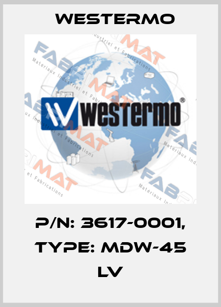 P/N: 3617-0001, Type: MDW-45 LV Westermo