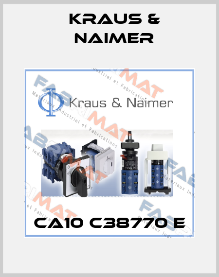 CA10 C38770 E Kraus & Naimer