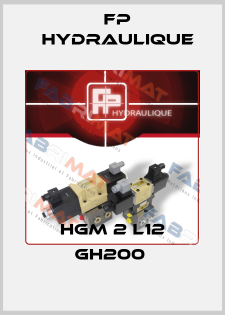 HGM 2 L12 GH200  Fp Hydraulique