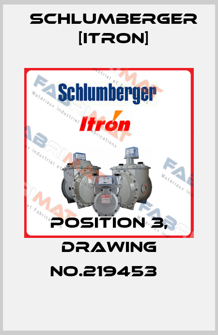 position 3, drawing No.219453   Schlumberger [Itron]