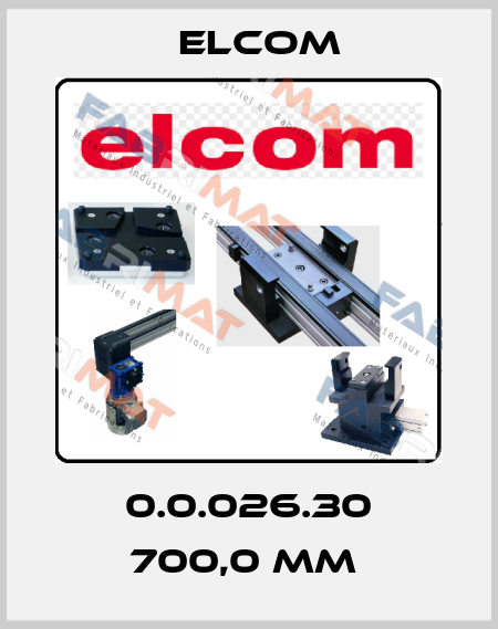 0.0.026.30 700,0 mm  Elcom