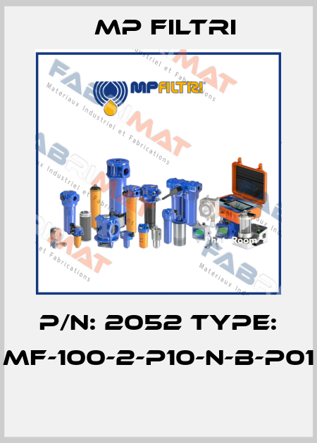 P/N: 2052 Type: MF-100-2-P10-N-B-P01  MP Filtri