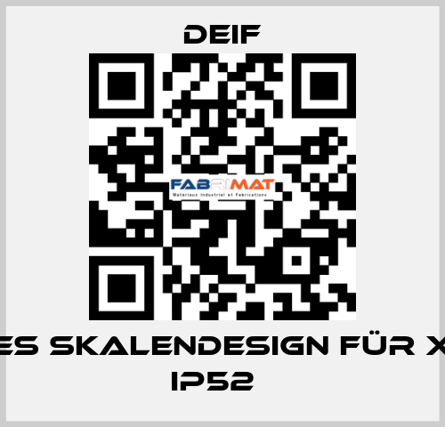 Neues Skalendesign für XL96 IP52   Deif