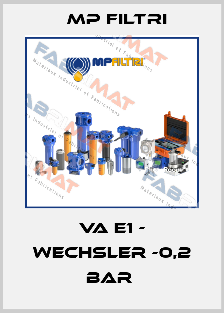 VA E1 - WECHSLER -0,2 BAR  MP Filtri
