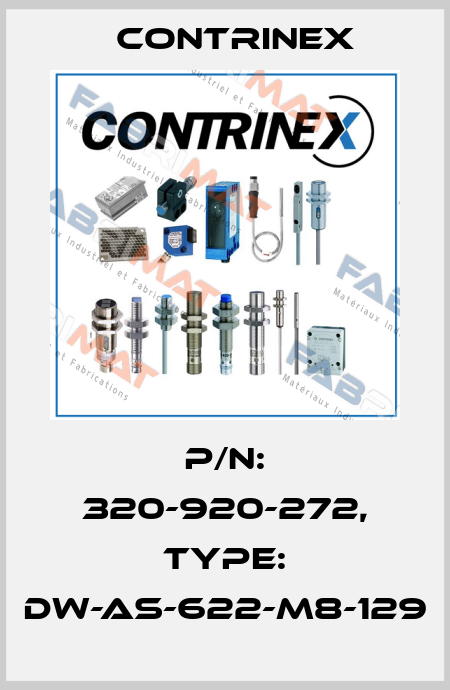 p/n: 320-920-272, Type: DW-AS-622-M8-129 Contrinex