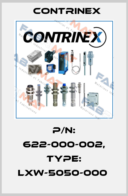 P/N: 622-000-002, Type: LXW-5050-000  Contrinex
