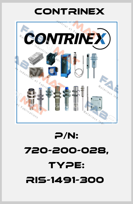P/N: 720-200-028, Type: RIS-1491-300  Contrinex