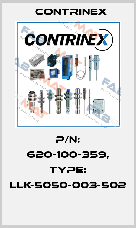 P/N: 620-100-359, Type: LLK-5050-003-502  Contrinex