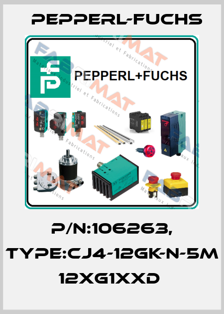 P/N:106263, Type:CJ4-12GK-N-5M         12xG1xxD  Pepperl-Fuchs