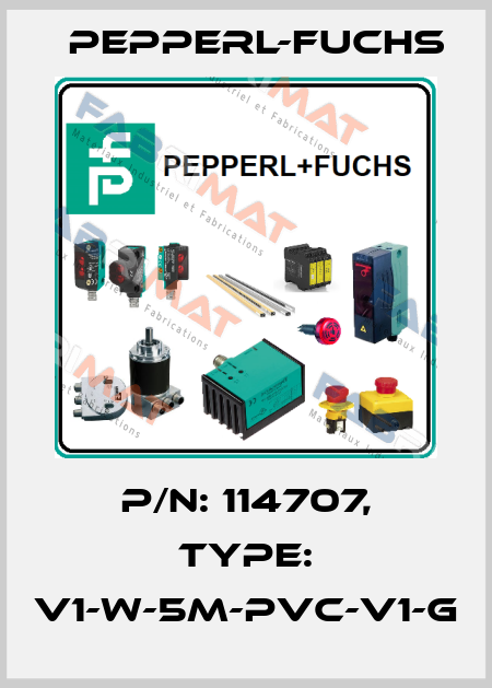 p/n: 114707, Type: V1-W-5M-PVC-V1-G Pepperl-Fuchs