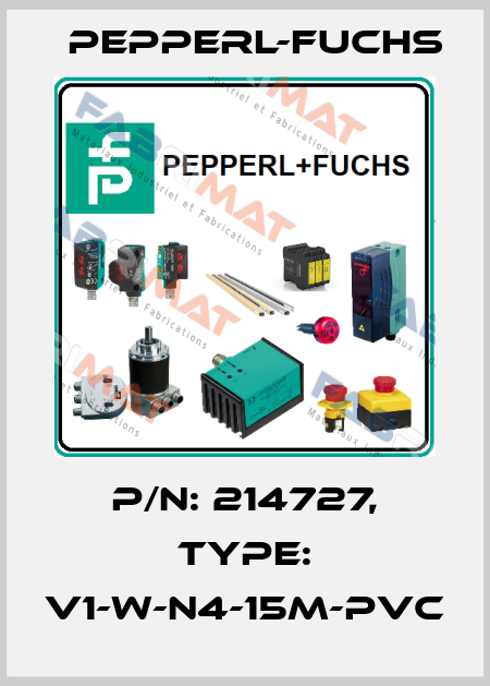 p/n: 214727, Type: V1-W-N4-15M-PVC Pepperl-Fuchs
