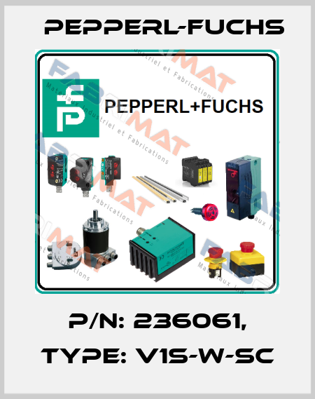 p/n: 236061, Type: V1S-W-SC Pepperl-Fuchs