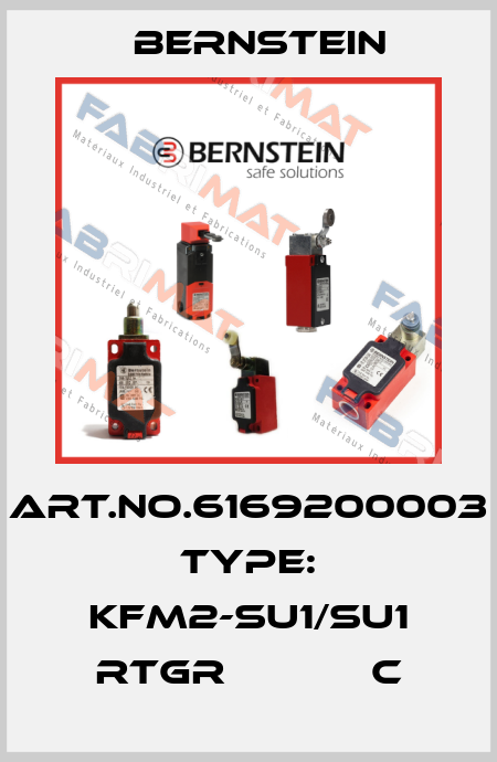 Art.No.6169200003 Type: KFM2-SU1/SU1 RTGR            C Bernstein