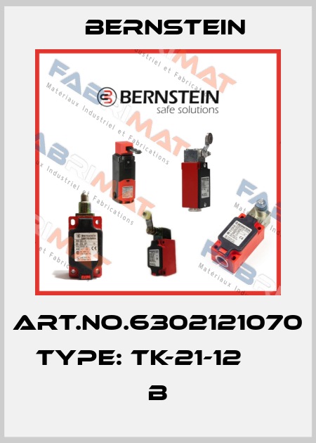 Art.No.6302121070 Type: TK-21-12                     B Bernstein