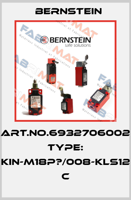 Art.No.6932706002 Type: KIN-M18P?/008-KLS12          C Bernstein
