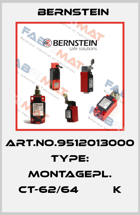 Art.No.9512013000 Type: MONTAGEPL. CT-62/64          K Bernstein