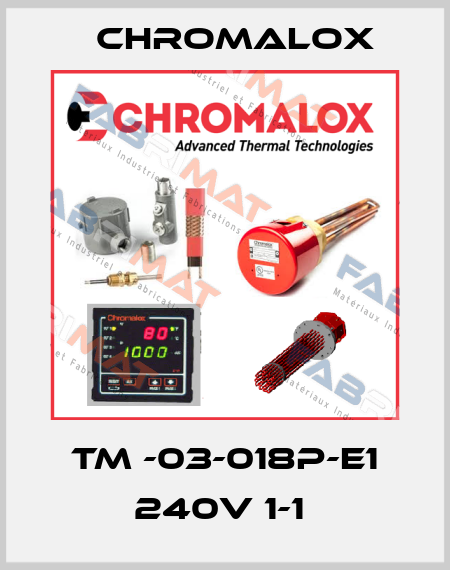 TM -03-018P-E1 240V 1-1  Chromalox