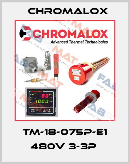 TM-18-075P-E1 480V 3-3P  Chromalox