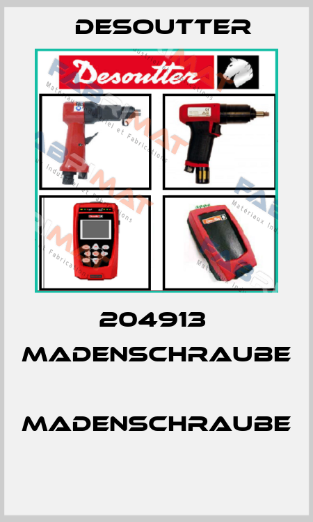 204913  MADENSCHRAUBE  MADENSCHRAUBE  Desoutter