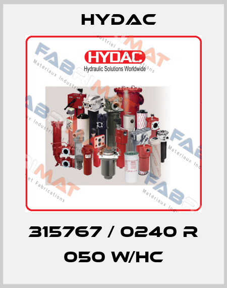 315767 / 0240 R 050 W/HC Hydac