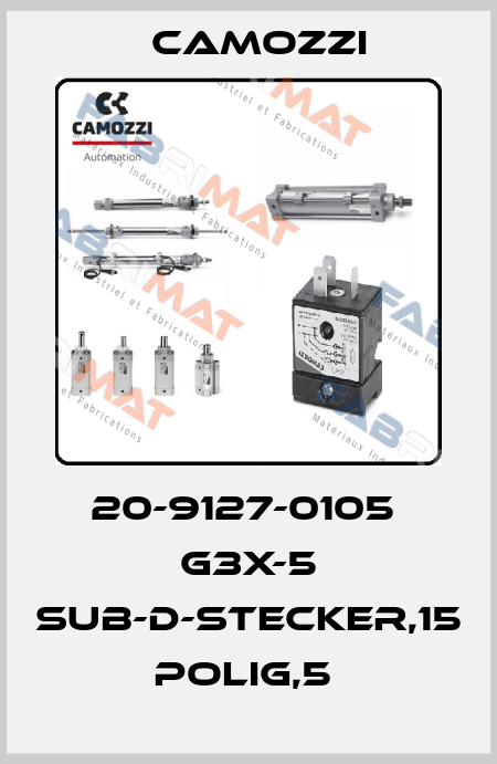 20-9127-0105  G3X-5 SUB-D-STECKER,15 POLIG,5  Camozzi