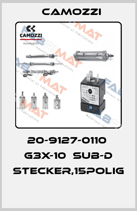 20-9127-0110  G3X-10  SUB-D STECKER,15POLIG  Camozzi