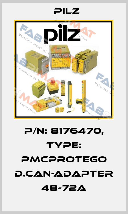 p/n: 8176470, Type: PMCprotego D.CAN-Adapter 48-72A Pilz