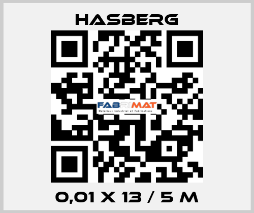 0,01 X 13 / 5 M Hasberg