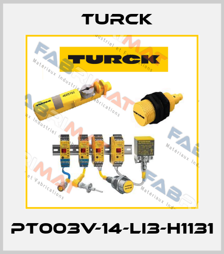 PT003V-14-LI3-H1131 Turck