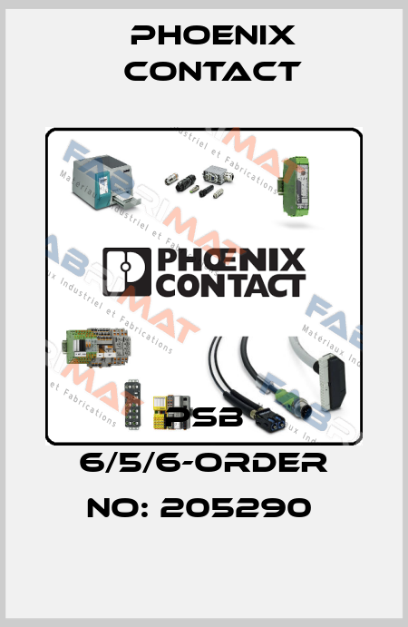 PSB 6/5/6-ORDER NO: 205290  Phoenix Contact