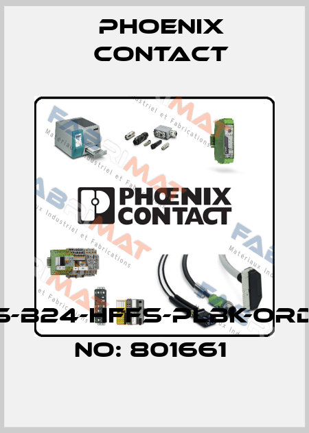CES-B24-HFFS-PLBK-ORDER NO: 801661  Phoenix Contact