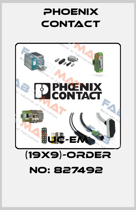 UC-EM (19X9)-ORDER NO: 827492  Phoenix Contact