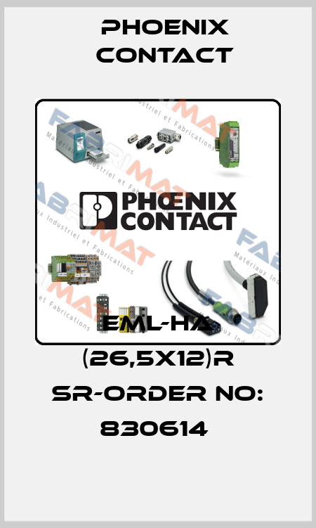 EML-HA (26,5X12)R SR-ORDER NO: 830614  Phoenix Contact