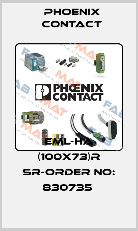 EML-HA (100X73)R SR-ORDER NO: 830735  Phoenix Contact