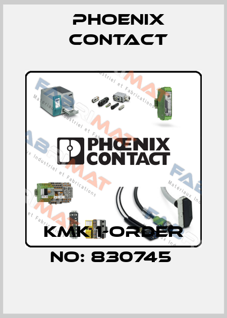 KMK 1-ORDER NO: 830745  Phoenix Contact