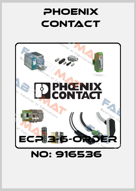 ECP 3-6-ORDER NO: 916536  Phoenix Contact