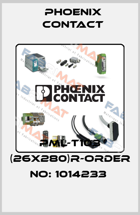 PML-T103 (26X280)R-ORDER NO: 1014233  Phoenix Contact