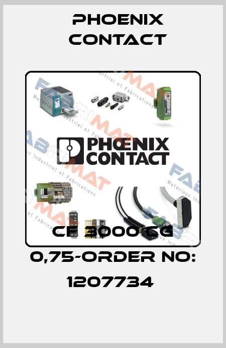 CF 3000 CG 0,75-ORDER NO: 1207734  Phoenix Contact