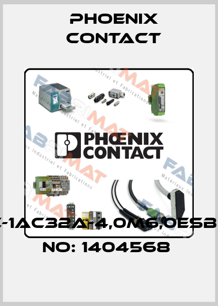 EV-T2M3PC-1AC32A-4,0M6,0ESBK00-ORDER NO: 1404568  Phoenix Contact