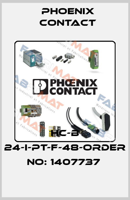 HC-B 24-I-PT-F-48-ORDER NO: 1407737  Phoenix Contact