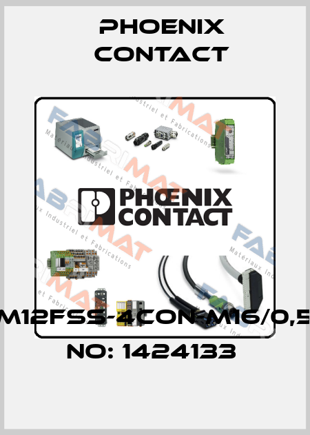 SACC-DSI-M12FSS-4CON-M16/0,5PE-ORDER NO: 1424133  Phoenix Contact