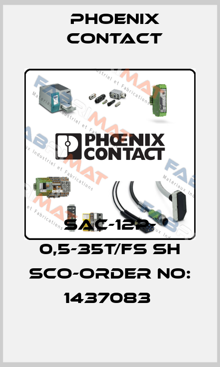 SAC-12P- 0,5-35T/FS SH SCO-ORDER NO: 1437083  Phoenix Contact