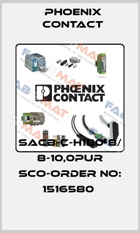 SACB-C-H180-8/ 8-10,0PUR SCO-ORDER NO: 1516580  Phoenix Contact